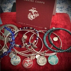Alex & Ani Patriotic 4th of July Bangle stack!